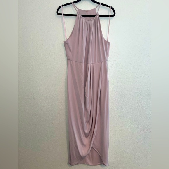 CORE HIGH NECK RUCHED DRESS - Picture 2 of 4